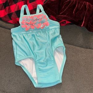 New Baby Swimsuit with heart cut outs